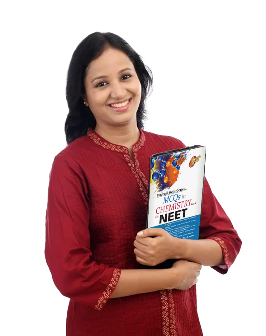 Woman with Pradeep's book